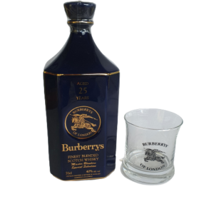 Burberrys whisky 25 years ceramic