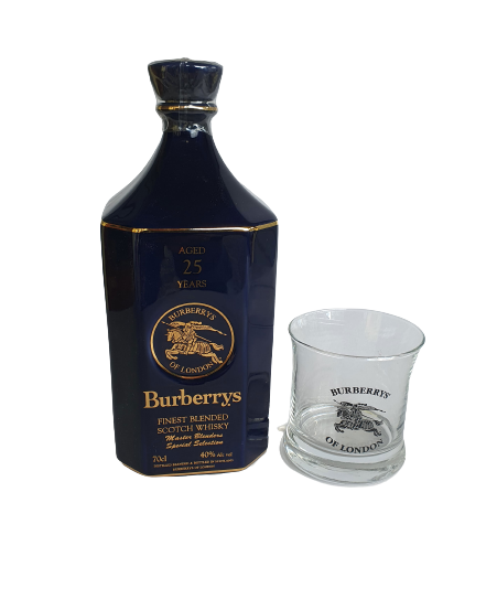 Burberrys whisky 25 years ceramic