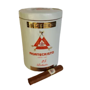 Montecristo Ceramic Jar, Robustos MillenniumJar 2000, front view.