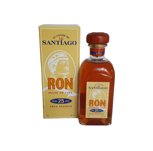 Rum, El Conde Santiago, Anejo 25 Jahre, mit Verpackung